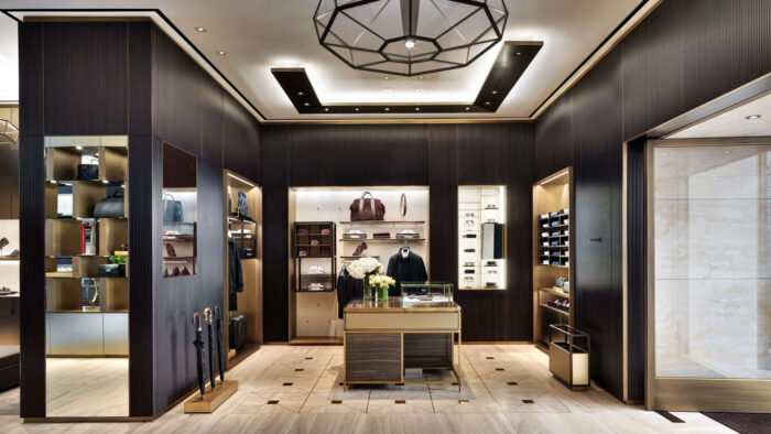 interni retail in marmo e pietra naturale