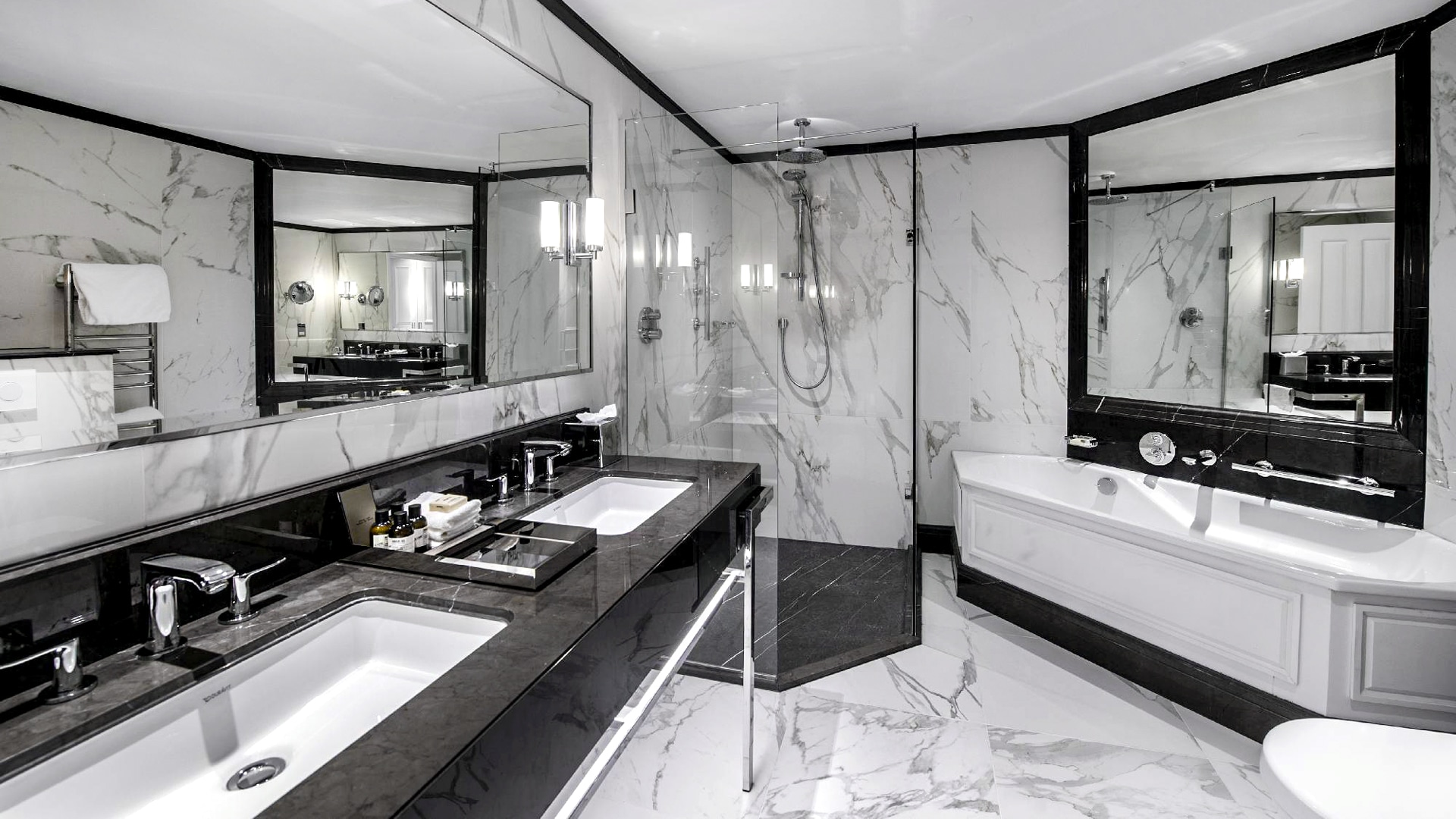 marble bathroom fairmont st andrews hotel