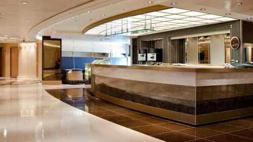 azura cruise ship marble interiors